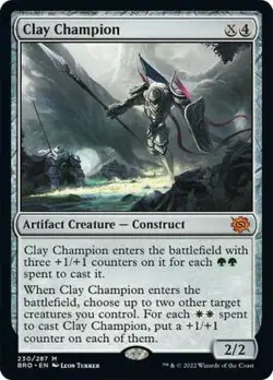 Clay Champion x1 NM Magic the Gathering 1x The Brothers' War mtg card - Image 1