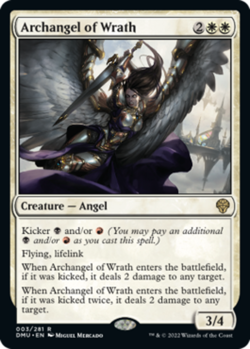 Archangel of Wrath - Foil x1 NM Magic the Gathering 1x Dominaria United mtg card - Image 1