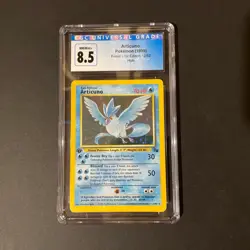 CGC 8.5 Articuno 1999 Fossil 1st Edition 2/62 Holo WOTC Pokemon Card 🥶 - Image 1