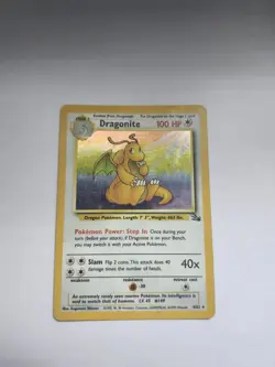 Dragonite - 4/62 - Pokemon Fossil Unlimited Holo Rare Card - Image 1