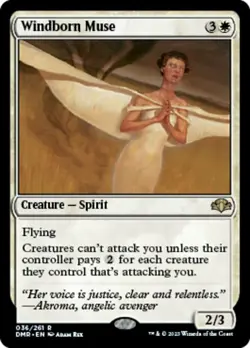 Windborn Muse x1 NM Magic the Gathering 1x Dominaria Remastered mtg card - Image 1
