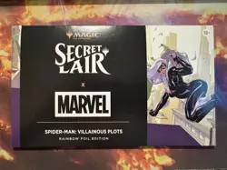 MTG Secret Lair x Marvel's Spider-Man Villainous Plots Rainbow Foil Edition - Image 1