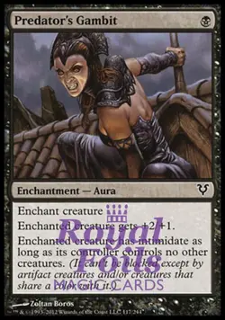 Predator's Gambit 3x FOIL AVR MTG Avacyn Restored Common MINT black - Image 1