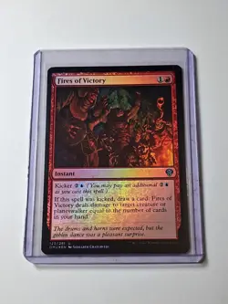 🔥 Fire of Victory FOIL , Dominaria United ,Near Mint ,MTG - Image 1