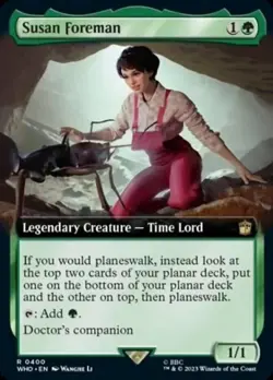 Susan Foreman - Foil - Extended Art x1 NM Magic the Gathering 1x Doctor Who mtg - Image 1
