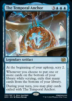 The Temporal Anchor - Foil x1 NM Magic the Gathering 1x The Brothers' War mtg ca - Image 1