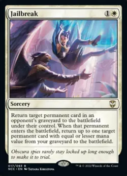 Jailbreak x1 NM Magic the Gathering 1x Commander Streets of New Capenna mtg card - Image 1