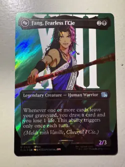 Fang, Fearless l'Cie (Borderless) (Surge Foil) #526 NM Final Fantasy Magic MTG - Image 1
