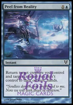 Peel from Reality 3x FOIL AVR MTG Avacyn Restored Common MINT blue - Image 1