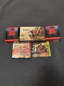 MTG Sealed Lot Spiderman, Edge Of Eternities, Play Booster, Pre Release Kits. - Image 1