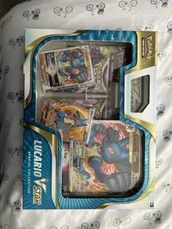 Pokemon TCG Lucario VSTAR Premium Collection Box Sealed 820650851247 - Image 1