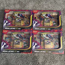 (4) Pokemon Mega Evolution Latias Ex Box. (Lot of 4). New Factory Sealed - Image 1