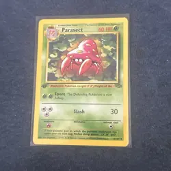 Pokemon TCG Parasect 41/64 Jungle 1st Edition LP - Image 1