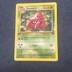 Pokemon TCG Parasect 41/64 Jungle 1st Edition LP - Image 2
