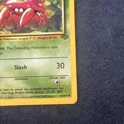 Pokemon TCG Parasect 41/64 Jungle 1st Edition LP - Image 4