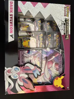 Pokemon TCG Celebrations Dark Sylveon V Collection Factory Sealed Box - Image 2