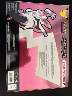 Pokemon TCG Celebrations Dark Sylveon V Collection Factory Sealed Box - Image 3