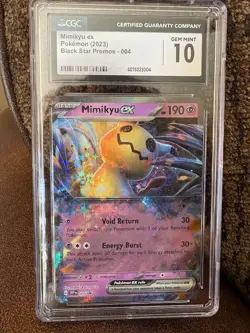 CGC 10 Mimikyu Ex 2023 Pokemon Black Star Promo 004 - Image 1