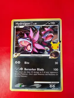 2021 Pokemon SWSH Promo Celebrations SWSH138 Hydreigon C lv.61 - Image 3