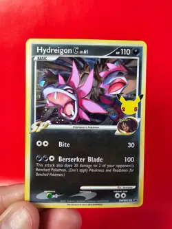 2021 Pokemon SWSH Promo Celebrations SWSH138 Hydreigon C lv.61 - Image 5