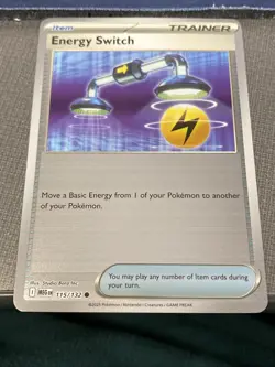 Pokemon Mega Evolutions Energy Switch #115 Reverse Holo - Image 1