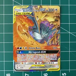Pokemon Tcg Tag Team Moltres Zapdos And Articuno GX Hidden Fates 44/68 - Image 1