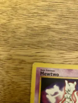 Mewtwo Non Holo Wotc Black Star Promo Pokemon Card No.3 WB Gold Stamp - Image 5