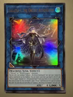 YUGIOH GALATEA-I THE ORCUST AUTOMATON ASIA ENGLISH CR09-AES33 ULTRA RARE 1ST RUN - Image 1