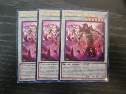 Yugioh! Rage Rose Witch DOOD-EN040 ULTRA RARE DOOM OF DIMENSIONS x3 - Image 1