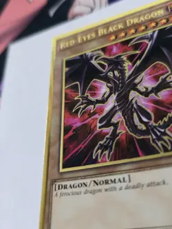 Yugioh! Red-Eyes Black Dragon Premium Gold Rare, MGED-EN003 NM - Image 3