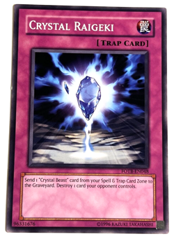 YuGiOh! - Crystal Raigeki - FOTB-EN048 - Unlimited - Common - Image 1