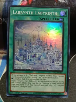 Yugioh Labrynth Labyrinth Super Rare TAMA-EN021 1st Ed Near Mint - Image 1