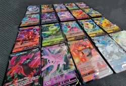 Pokemon Card Lot 100 OFFICIAL TCG Cards + Ultra Rare | VMAX GX EX VSTAR OR V! - Image 1