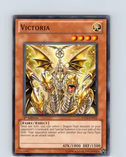 Yu-Gi-Oh TCG Victoria SDLS-EN011 1st Edition Regular Common Card NM - Image 1