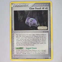 Claw Fossil 78/92 Legend Maker Reverse Holo Stamped Pokemon Card TCG English HP - Image 1