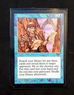 MTG Intuition Tempest Regular Card Magic the Gathering Excellent Condition NM 🔥 - Image 1