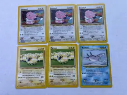 Pokemon TCG Neo Genesis Lot of 42 Cards. Some Duplicates. All Cards are NP-NM! - Image 2