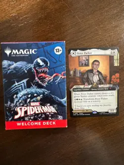 NYCC COMIC CON Magic The Gathering Spider-Man BLACK Welcome Deck & PROMO CARD - Image 2