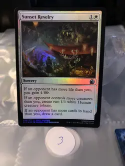 1x Sunset Revelry | FOIL | Innistrad Midnight Hunt | MTG Magic Cards - Image 1