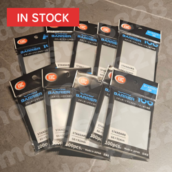 KMC Card Barrier 100 pcs x 10 standard size Collectible Card sleeves 66x91mm F/S - Image 1