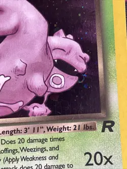 Dark Weezing Team Rocket Holo Rare Pokemon Card 14/82 (LP) - Image 3