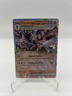 036/191 Ceruledge ex Prize Pack Series 7 Play Pokemon TCG Card Stamped Surging - Image 1
