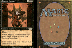 Magic the Gathering-MTG-Abyssal horror-LP - Image 1
