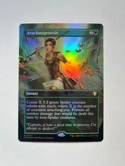 Arachnogenesis (Borderless) Commander Masters Foil - Image 1