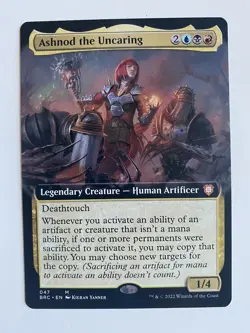 Ashnod, The Uncaring *Non-Foil* EXT ART Brothers’ War MTG NM/MT BRO Combine Ship - Image 1