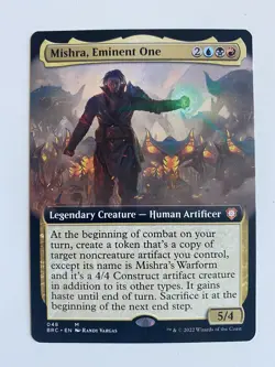 Mishra, Eminent One *Non-Foil* EXT ART Brothers’ War MTG NM/MT BRO Combine Ship - Image 1