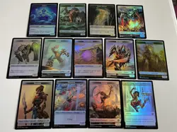 MTG BRO *Foil* Full-Art Double-sided Tokens (12/12 + 1) The Brothers War Cmb Shp - Image 2