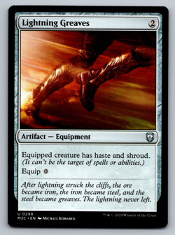 Lightning Greaves U 0289 Modern Horizons 3 Regular - Image 1