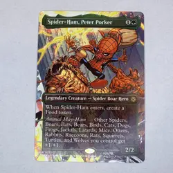 Spider-Ham, Peter Porker (Borderless) Marvel's Spider-Man MTG NM - Image 1