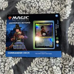 Magic The Gathering Univ. Beyond Doctor Who Commander Deck Blast From the Past - Image 1